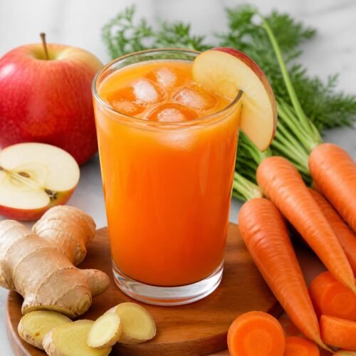 Apple, Carrot & Ginger Juice