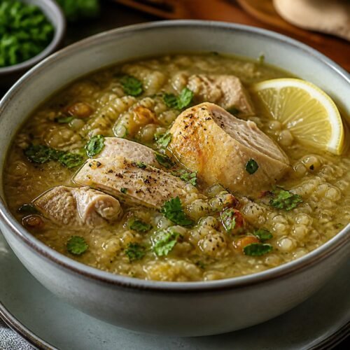 Arabic Freekeh (Fareeqe) Soup