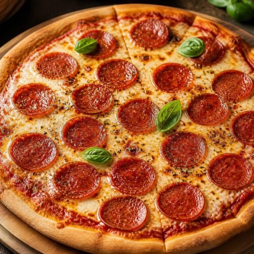Halal Pepperoni Pizza