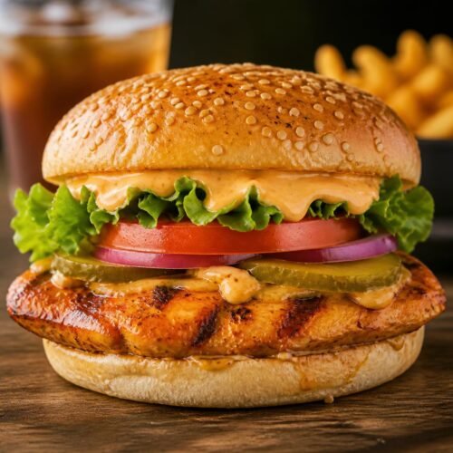 Peri Peri Chicken Burger