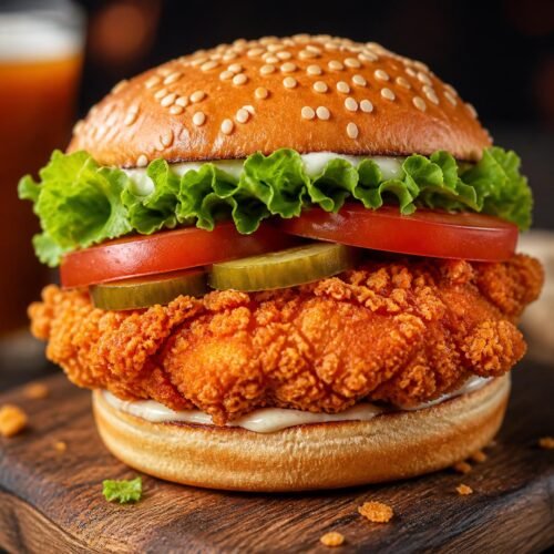 Spicy Chicken Fillet Burger
